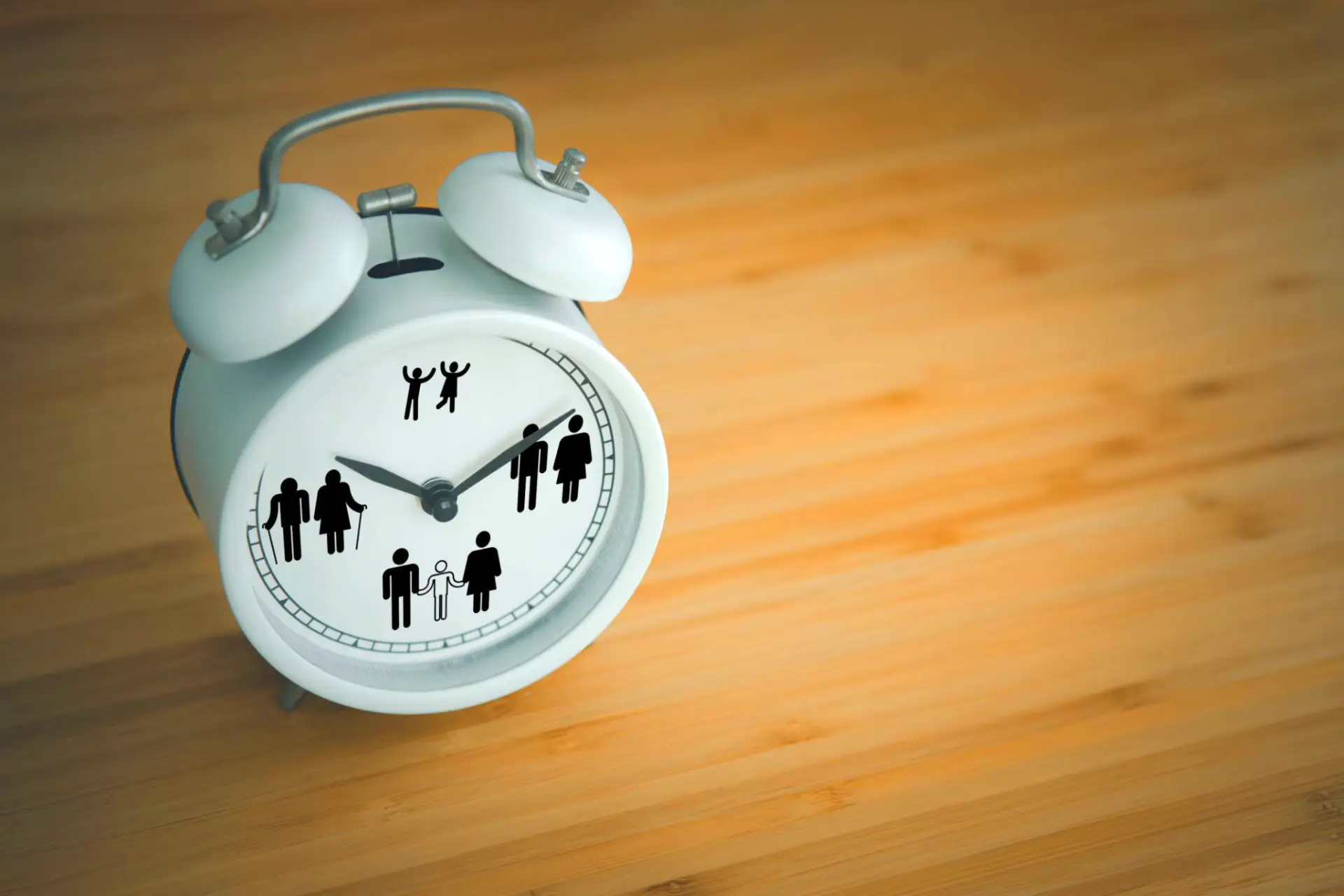 Life insurance alarm clock